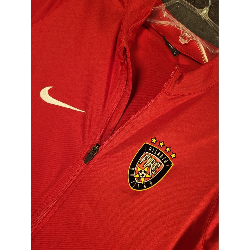 Atlanta United FC Nike Dri-Fit Full Zip Jacket Men's Small Fire Red